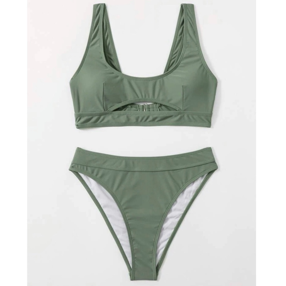 Cut-out high waisted bikini